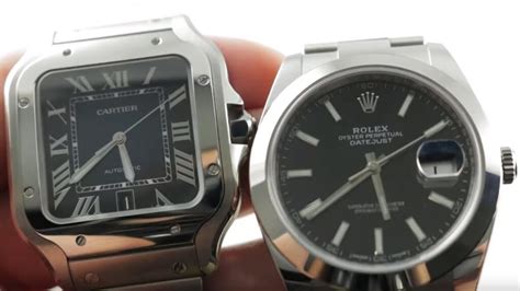 cartier santos or rolex datejust